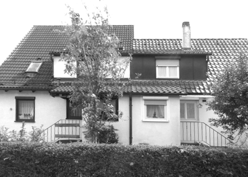 Siedlungshaus vor dem Umbau.