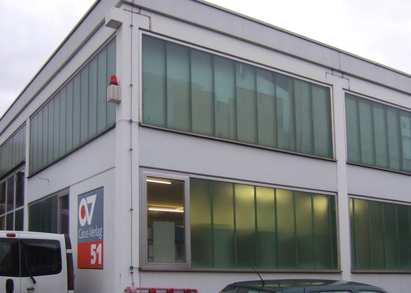 Verlag Gebäude vor der Sanierung.